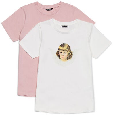 Luca & Lola Angel Topp 2-pack, White