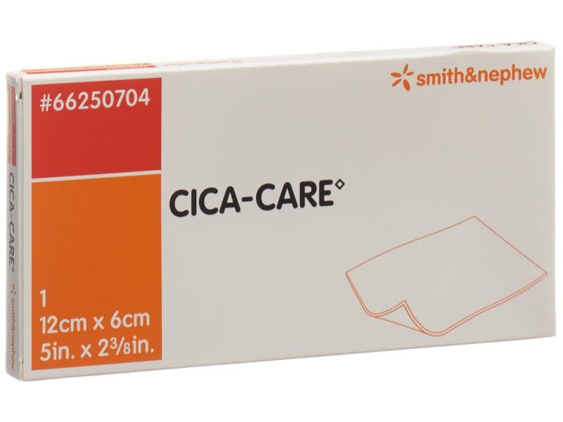Smith & Nephew Narbenpflaster Cica-Care 6 x 12 cm 1 Stück Transparenter Silikongel-Verband zur Narbenbehandlung