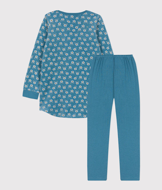 Chemise de nuit fleur petite fille en velours