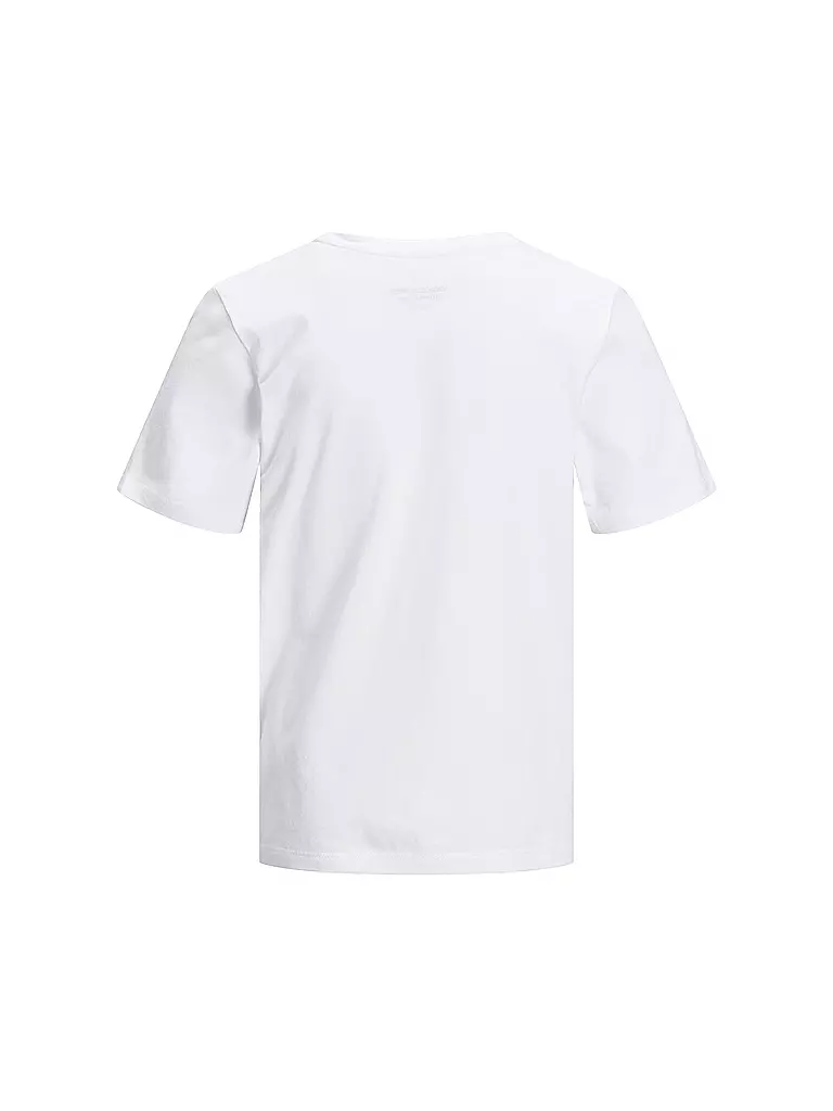 JACK & JONES Jungen T-Shirt JJEORGANIC weiss