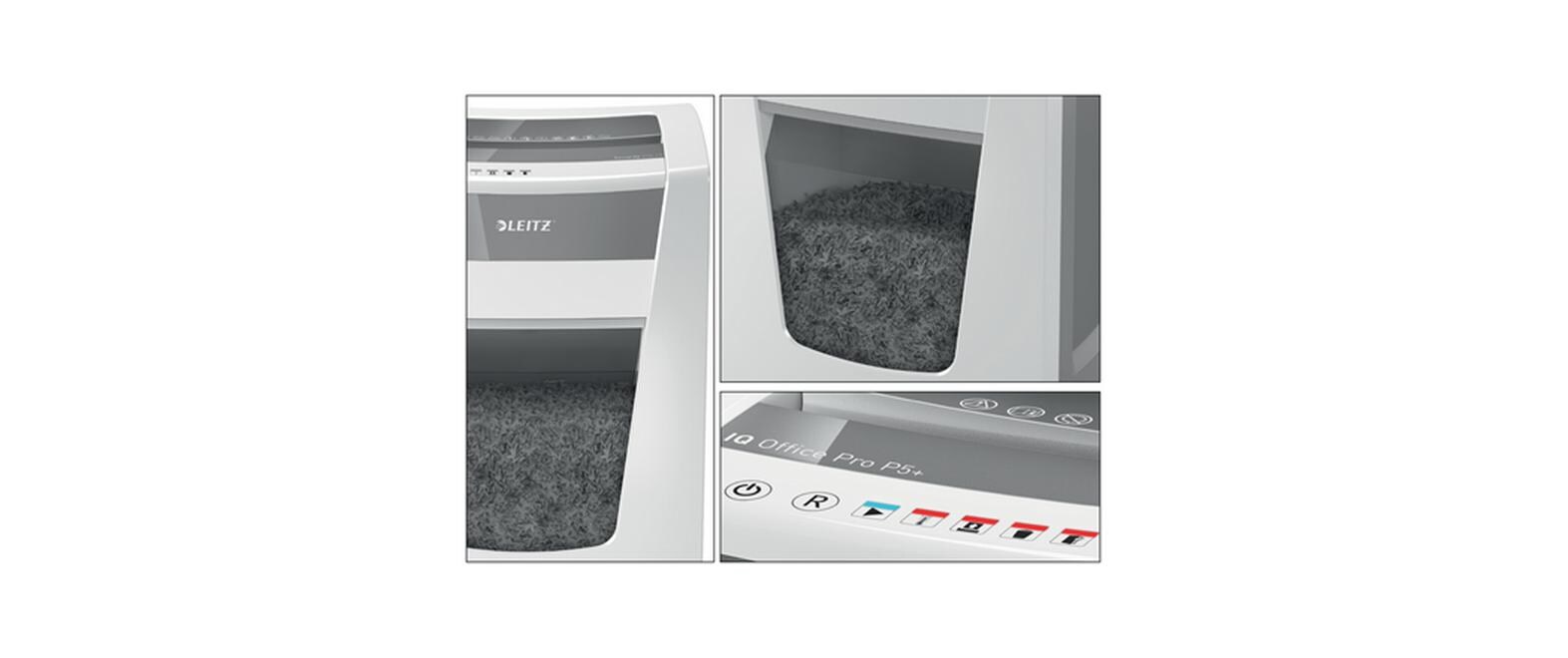 Aktenvernichter IQ Office Pro, P-5+, bis zu 7 Blatt<br>Manueller Dokumentenvernichter mit Mikroschnitt für die sichere Vernichtung äusserst vertraulicher Unterlagen