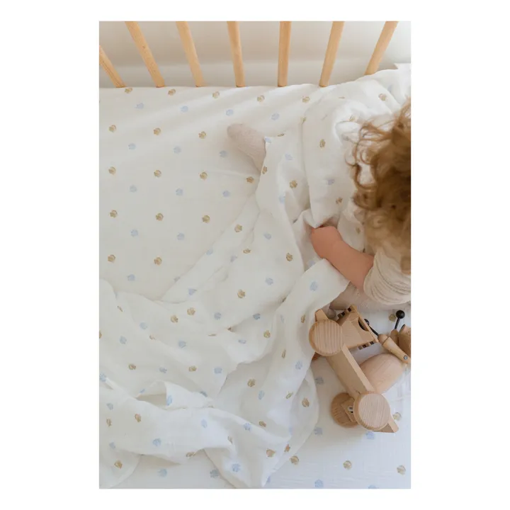 Soft Spot Drap-housse en coton bio 60x120 cm | Seaside