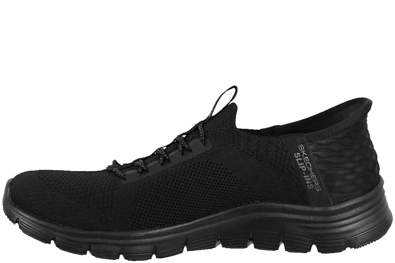 SKECHERS ARCH FIT VISTA ASPIRATION - SLIP INS BLACK SNEAKER