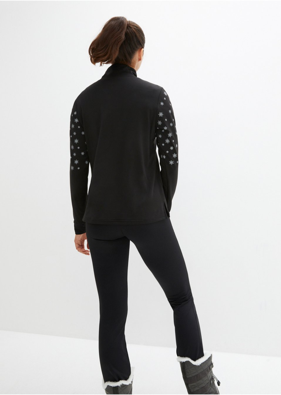 T-shirt thermo avec imprimé réfléchissant