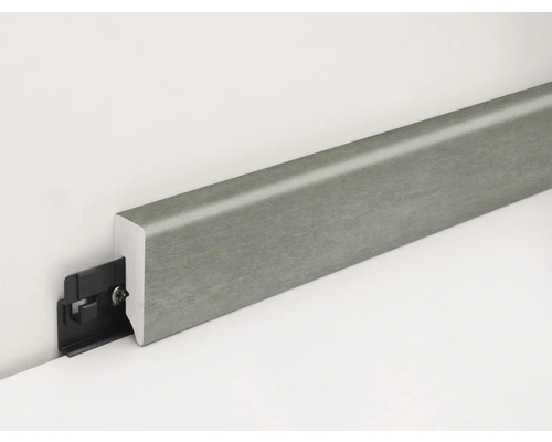 PVC plint KU48L Peper Taupe 15 x 38,5 x 2400 mm