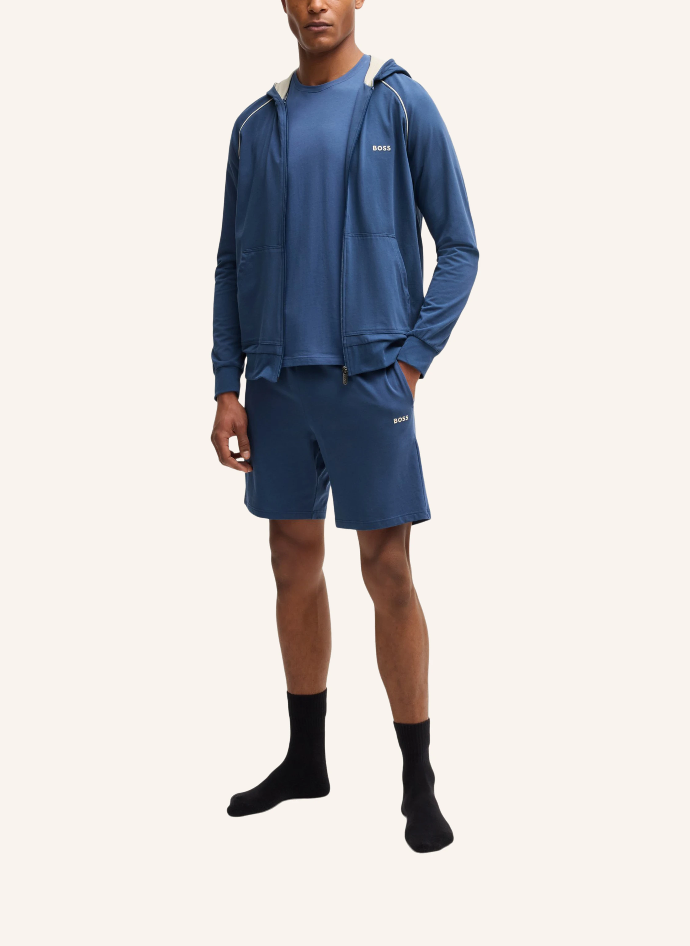BOSS Loungewear Jacke MIX&MATCH JACKET H Regular Fit