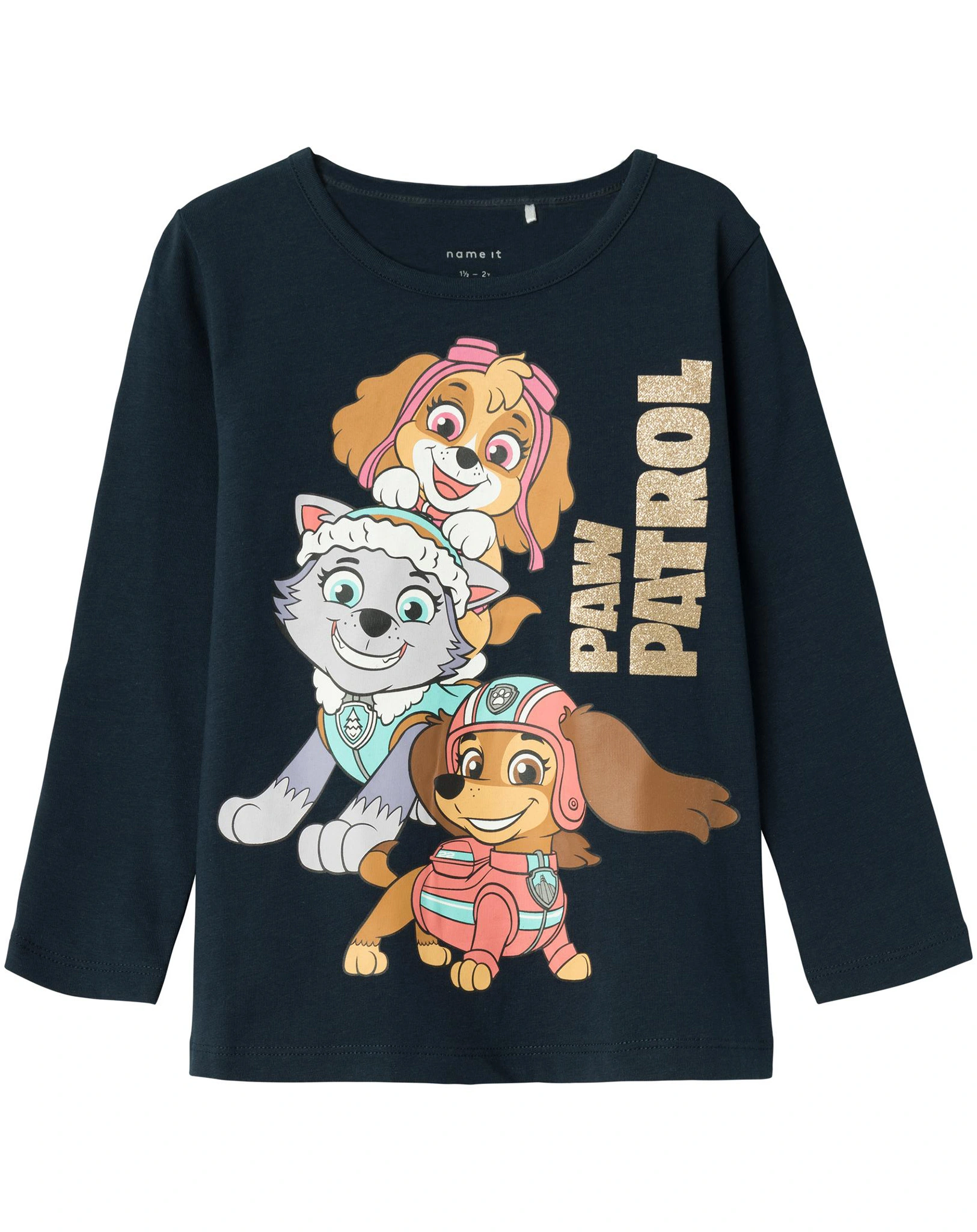 Langarmshirt NMFNUBINA PAW PATROL in dark sapphire