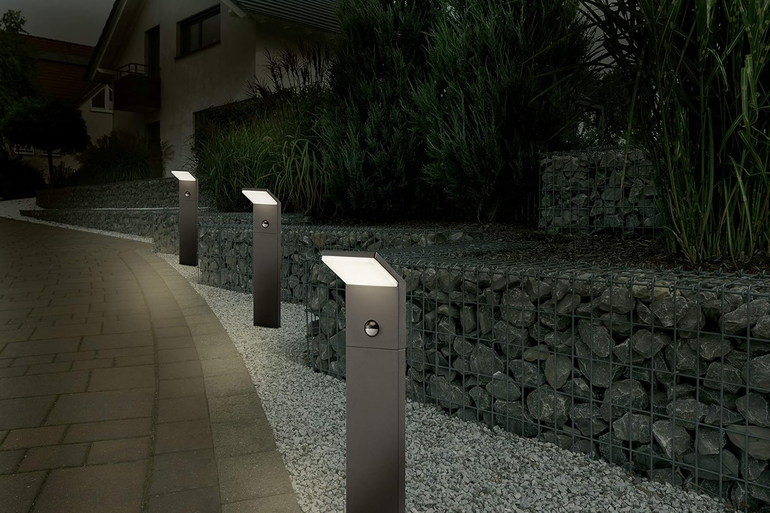 Trio Leuchten LED Außenleuchte Pearl 521169142, Druckguss Aluminium anthrazit, 1x 9 Watt