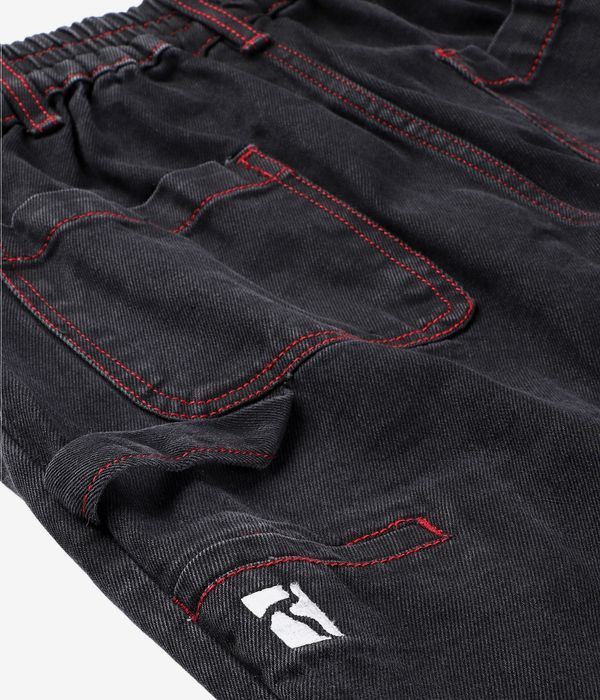 Poetic Collective Sculptor Denim Jeans (black red)