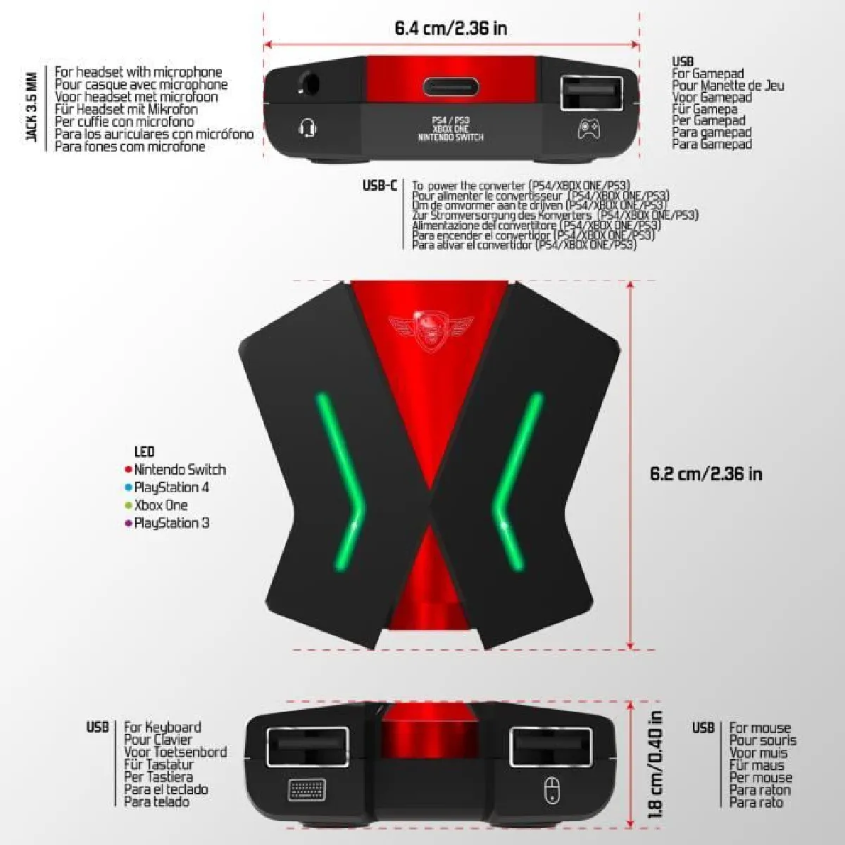 Spirit of Gamer Convertisseur - CrossGame 2