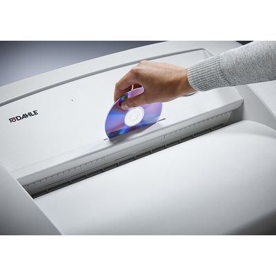 Dahle 416 - destructeur de documents coupe croisée - 20 feuilles - Corbeille 160 litres