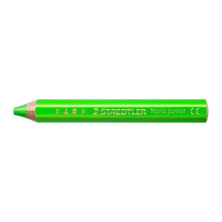STAEDTLER® Noris® junior 140, 3 in 1 Kindermalstift, neongrün