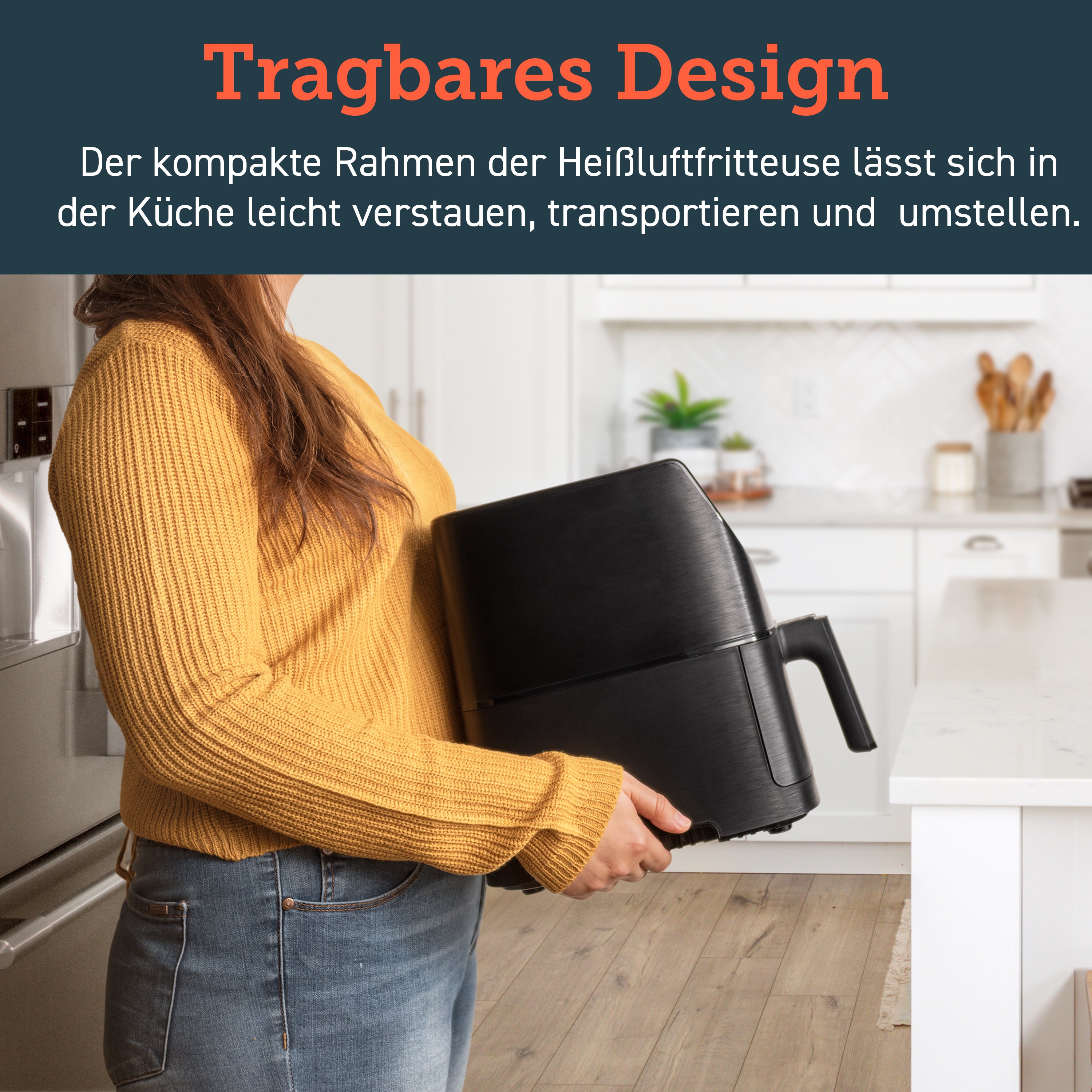 COSORI 3,5-Liter Heißluftfritteuse Schwarz