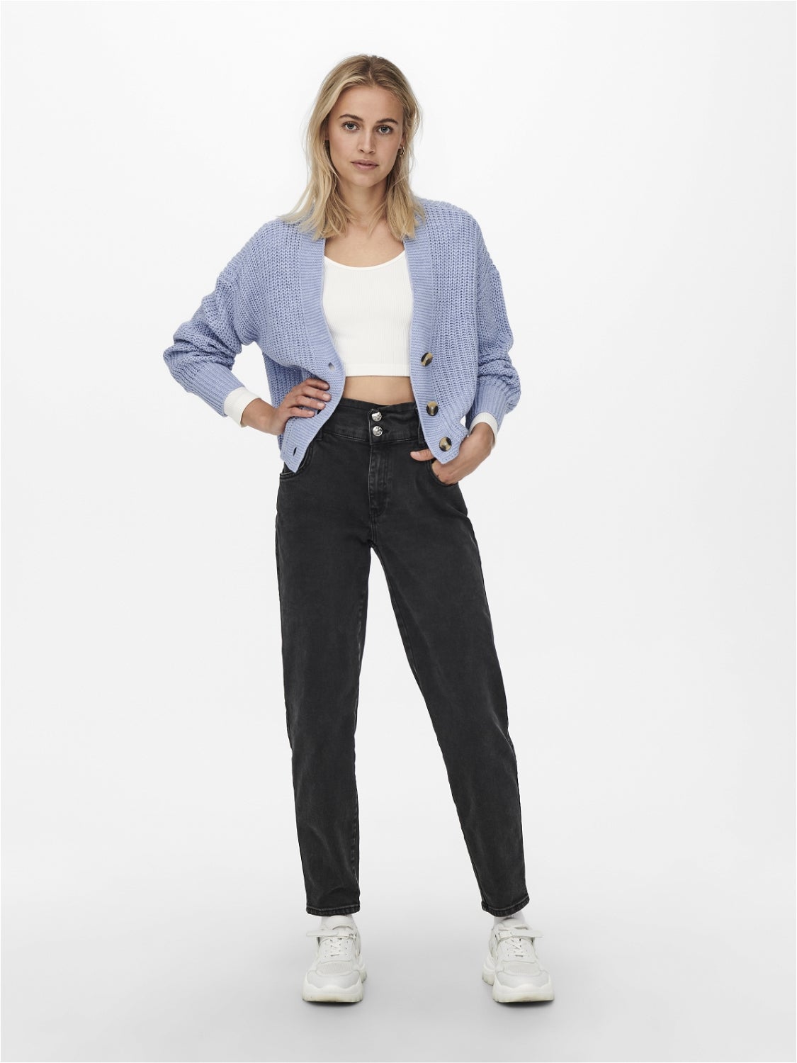 ONLCAROL Strickjacke Blue Heron