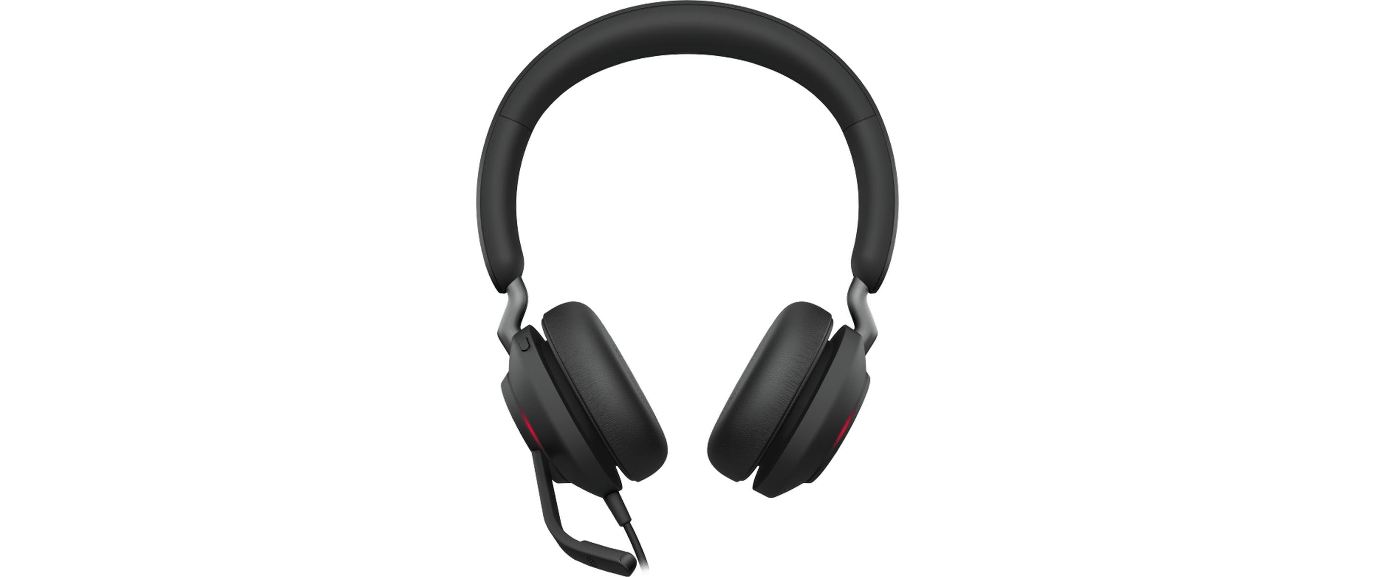 Headset Evolve2 40 SE Duo UC USB C/AHeadset mit passiver Geräuschisolierung und einem Noise-Cancelling-Mikrofon