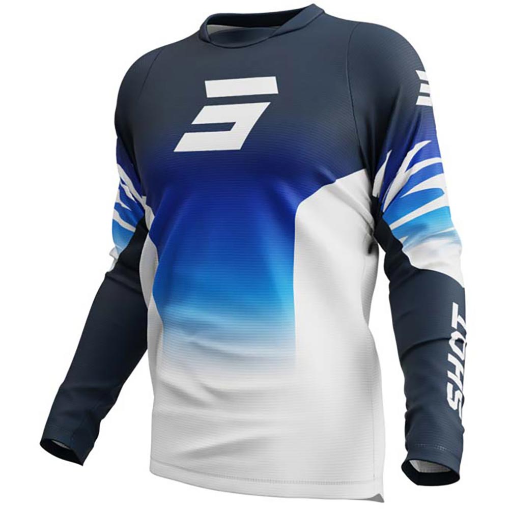 Shot - Maillot Devo X-Trem Blanc / Bleu