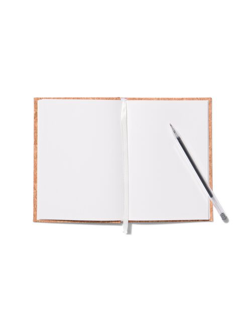 carnet liège pages blanches A6