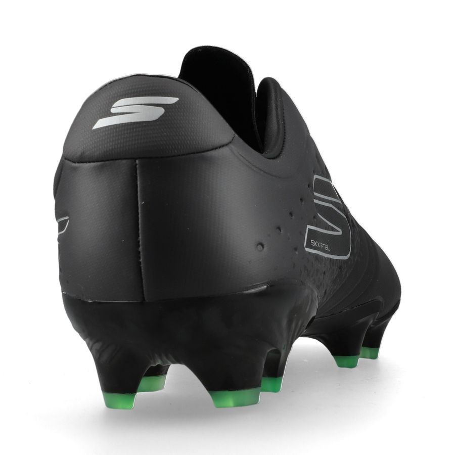 Skechers Razor 1.5 Academy FG Evergreen - Noir/Argenté