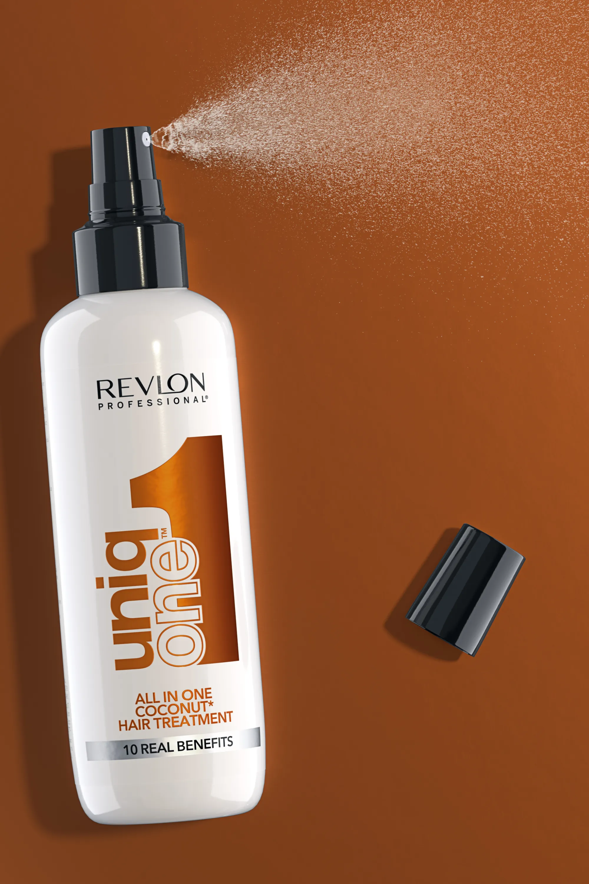 Revlon Professional Masque en spray sans rinçage 10 Bienfaits Parfum Noix de Coco UniqOne™-150 ml
