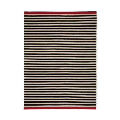Teppich Rosemary, Klein, Schwarz / Beige