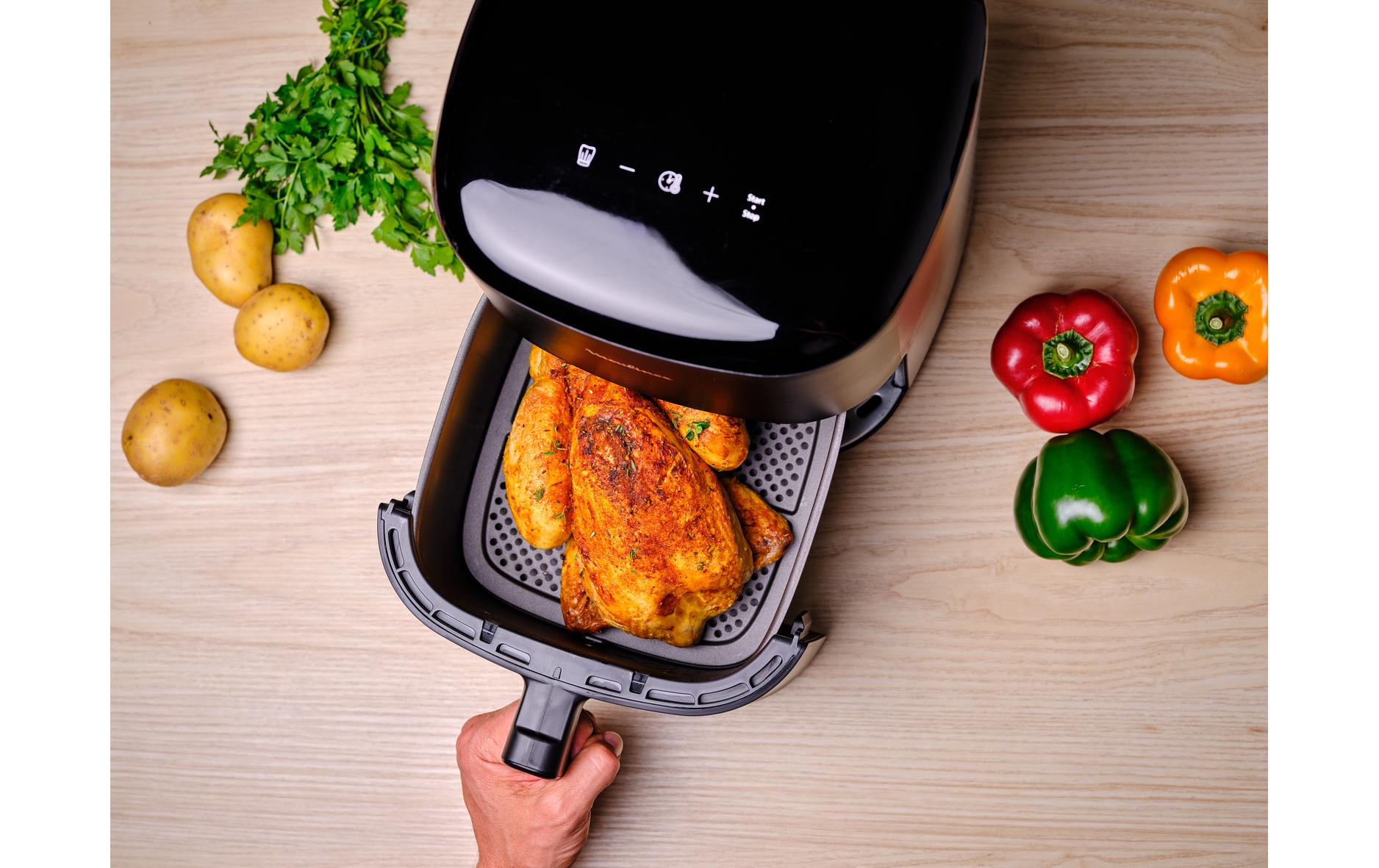 Heissluft-Fritteuse Easy Fry Max EY2453CH DunkelgrünVielseitiges Kochgerät mit Heissluft