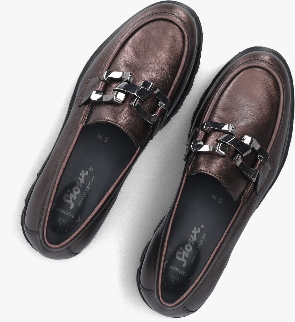 bronskleurig sioux loafers meredira