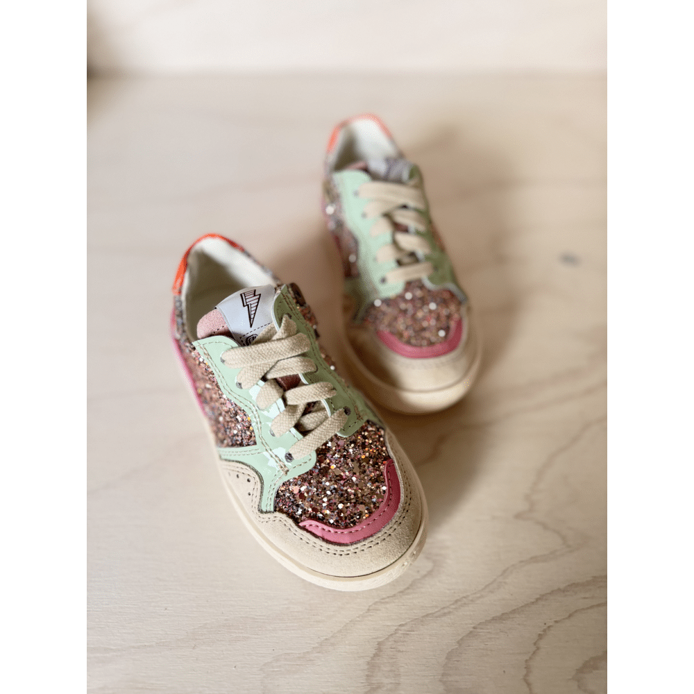 OCRA - Lage sneaker met glitter