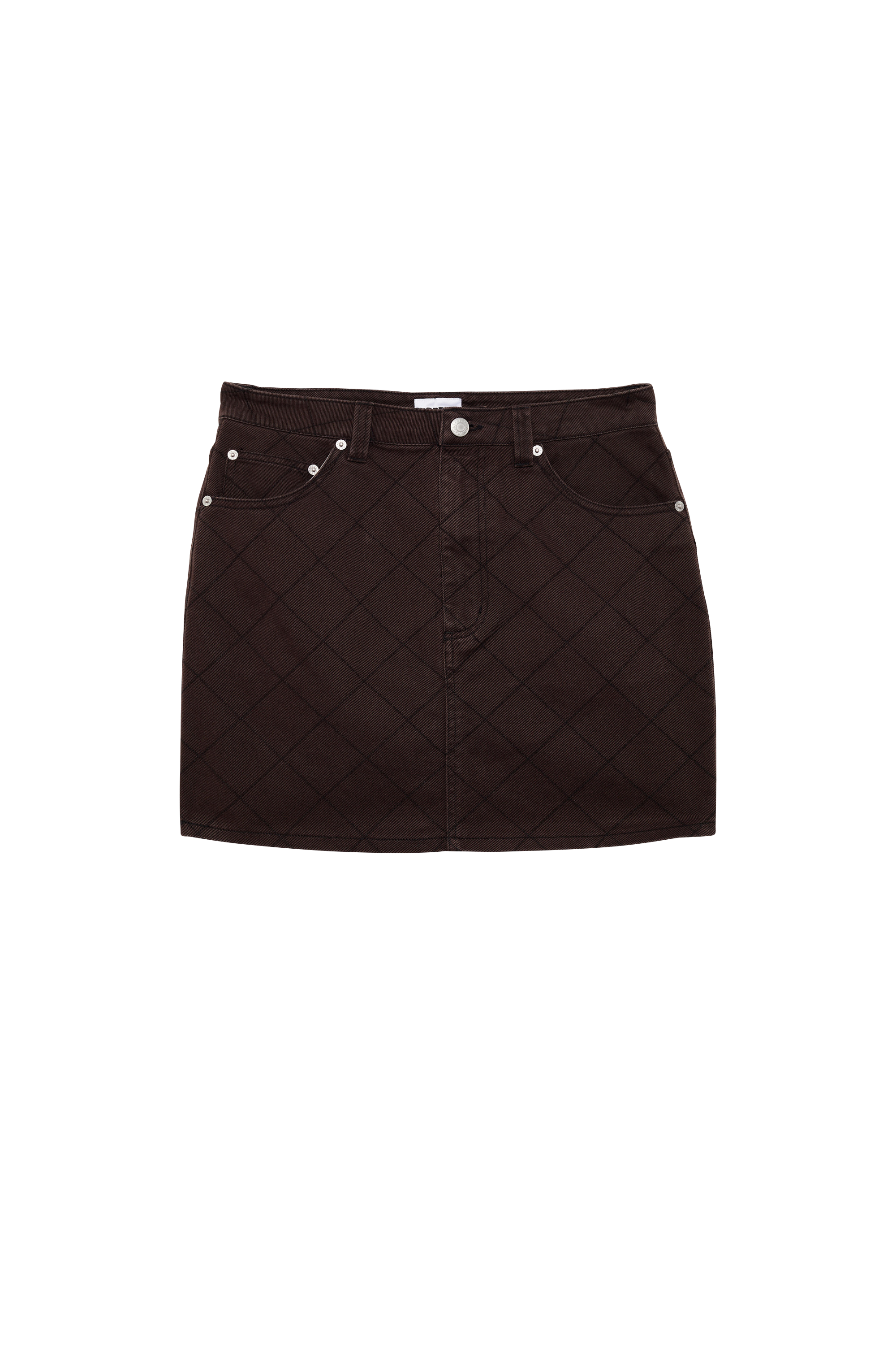 OBEY Jupe KALLIE DENIM JVA JAVA BRO Marron