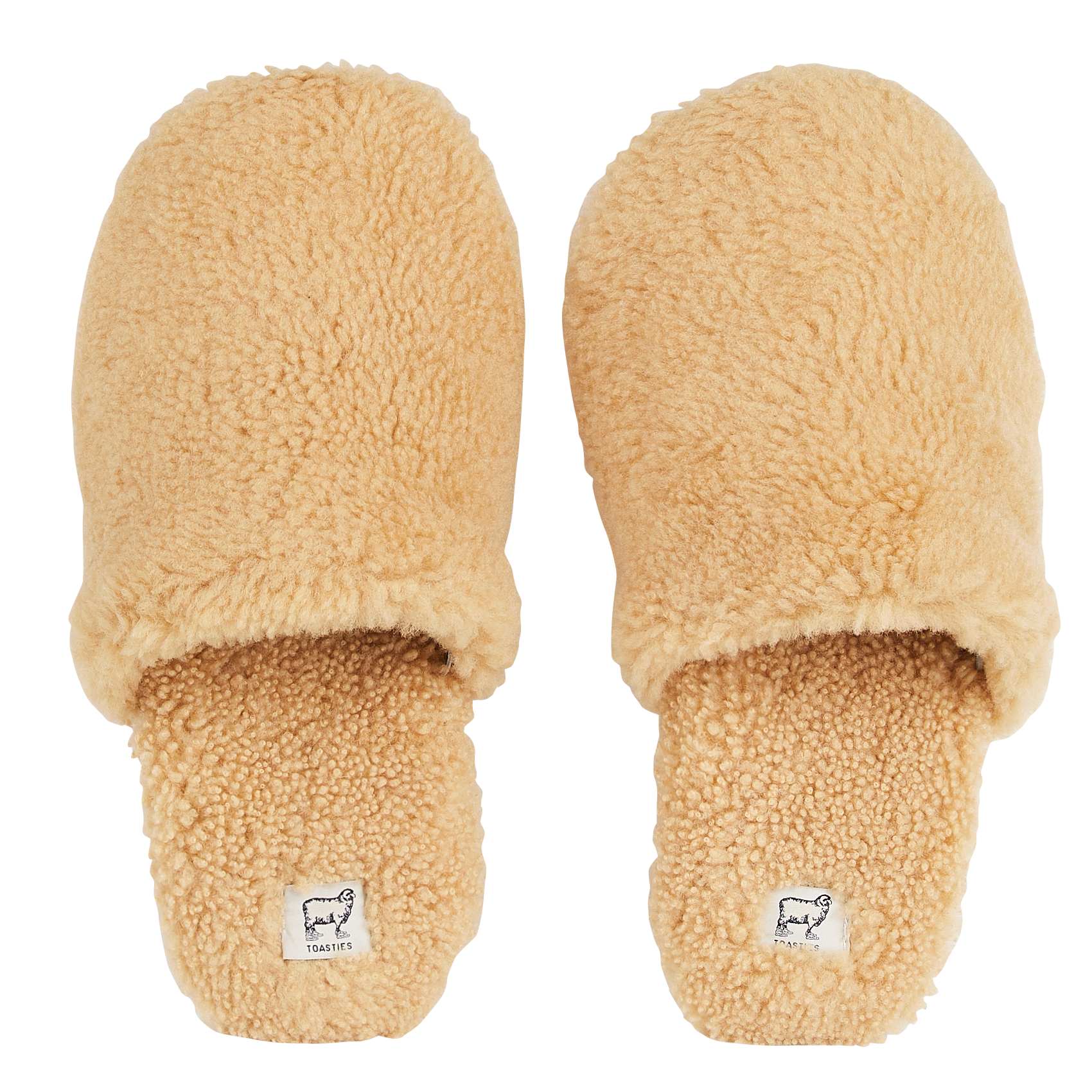 Chaussons en fourrure | Beige