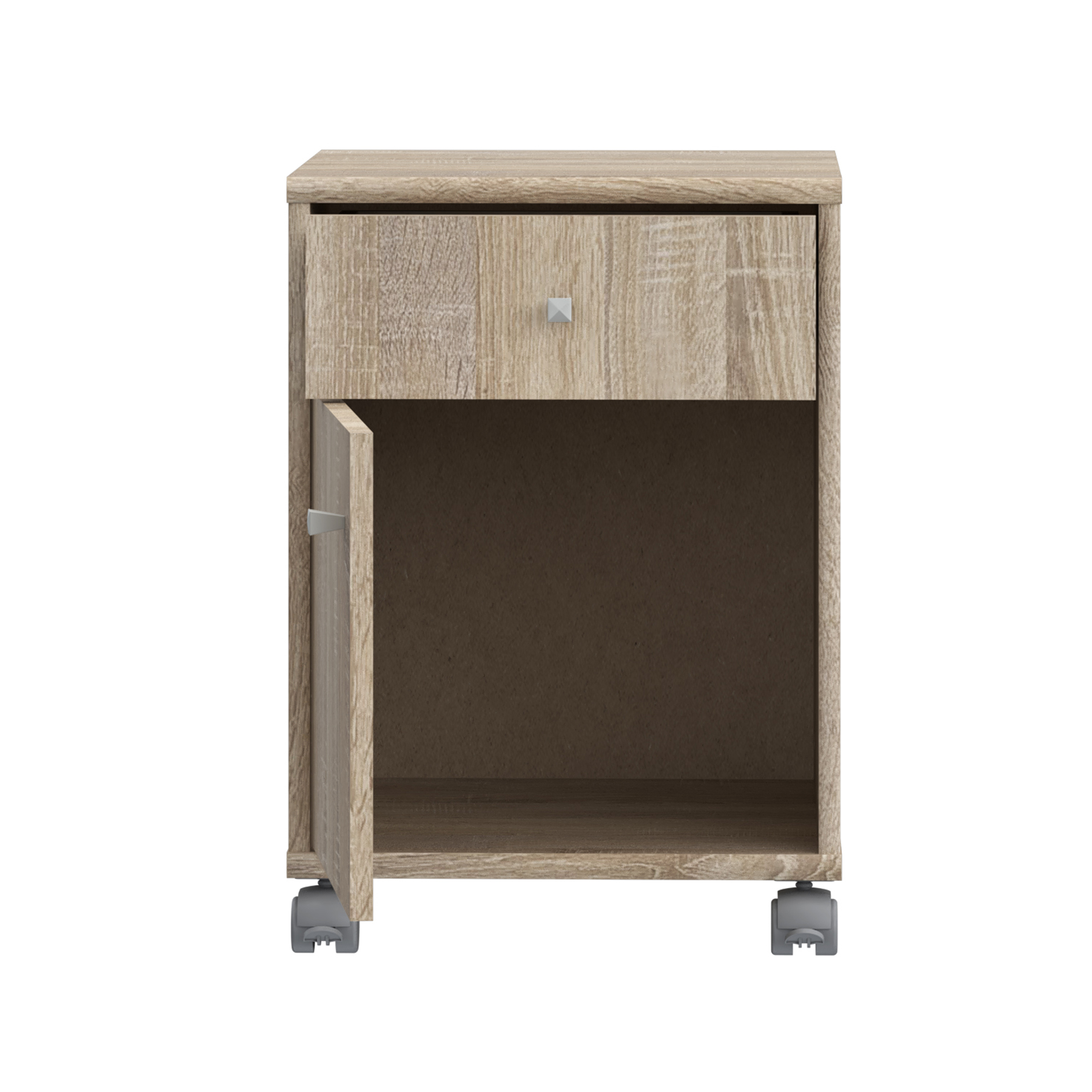 Rollcontainer - Sonoma Eiche - mit Tür