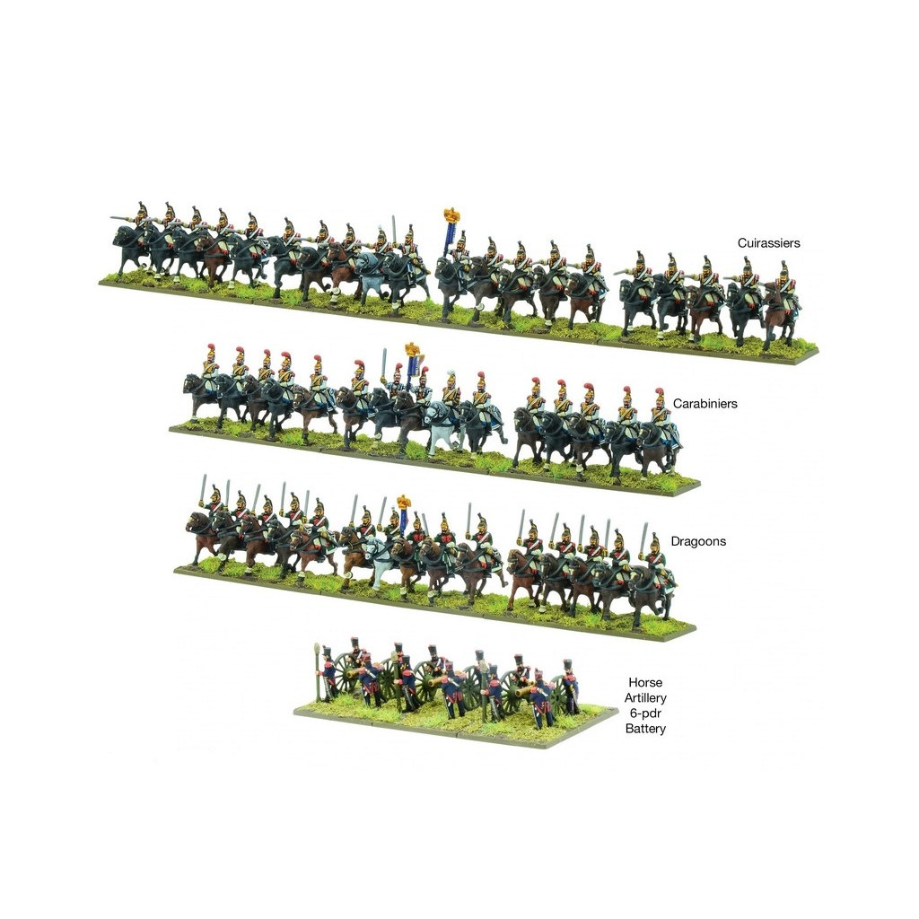 Black Powder Epic Battles : Waterloo - French Heavy Cavalry Brigade