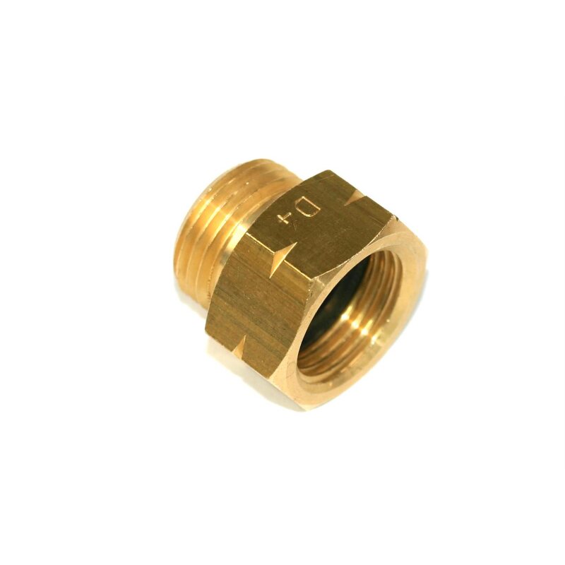 DREHMEISTER Gas Befüllstutzen D4 (KLF W21,8x1/14 LH)