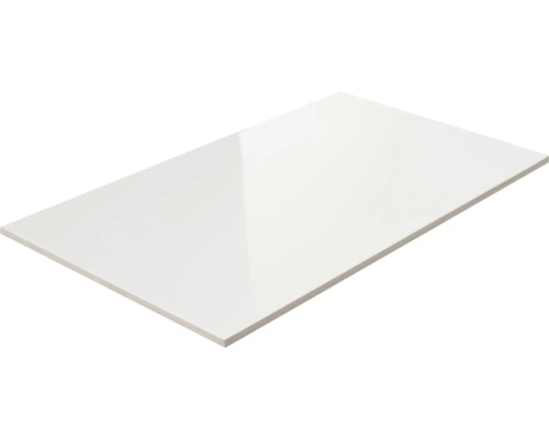 Aardewerk wandtegel 19,8 x 39,8 cm wit glanzend