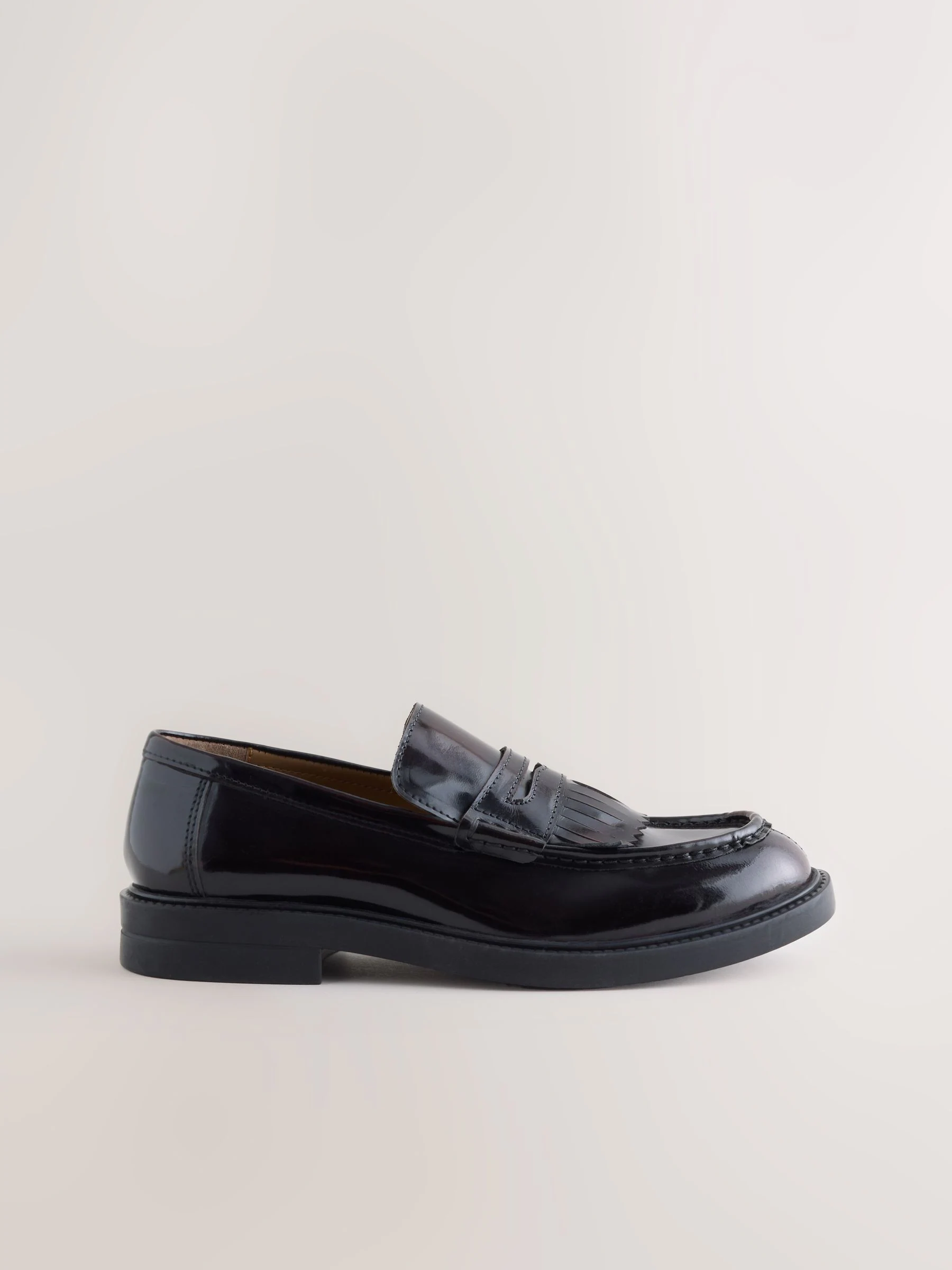Bordeauxrood - Fringe Penny Loafers