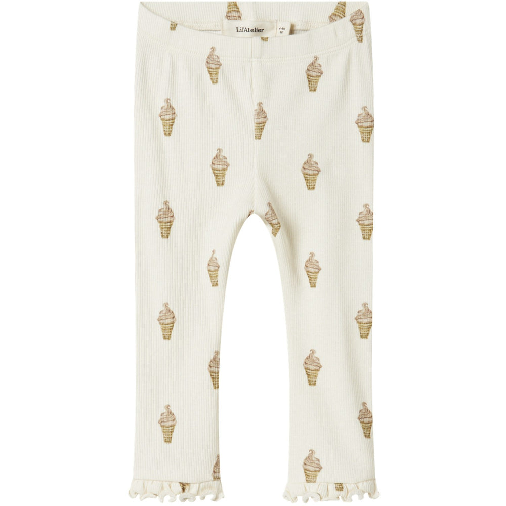 Køb Lil'Atelier Turtledove Ice Cream Gavo Eka Slim Leggings