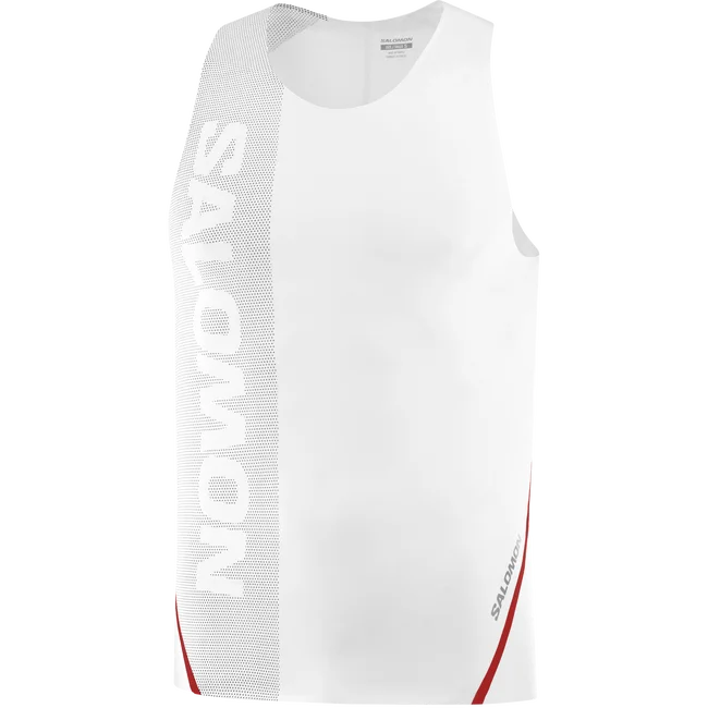 S/LAB SPEED  Tanktop Herren WHITE/DEEPBLACK