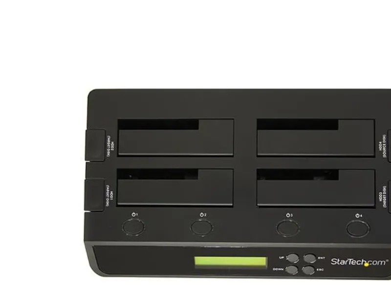 StarTech.com 4 Bay USB 3.0/ eSATA Hard Drive Duplicator Dockingstation til 2,5
