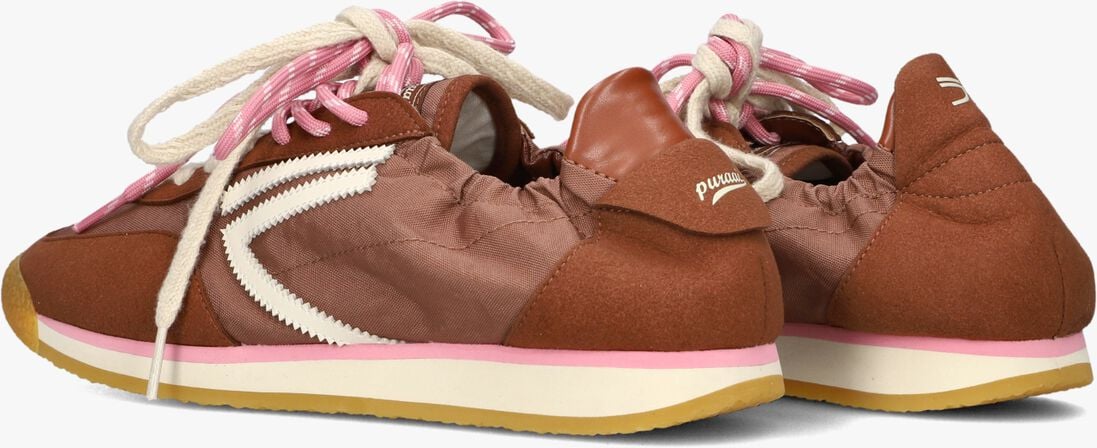 bruine puraai lage sneakers panther
