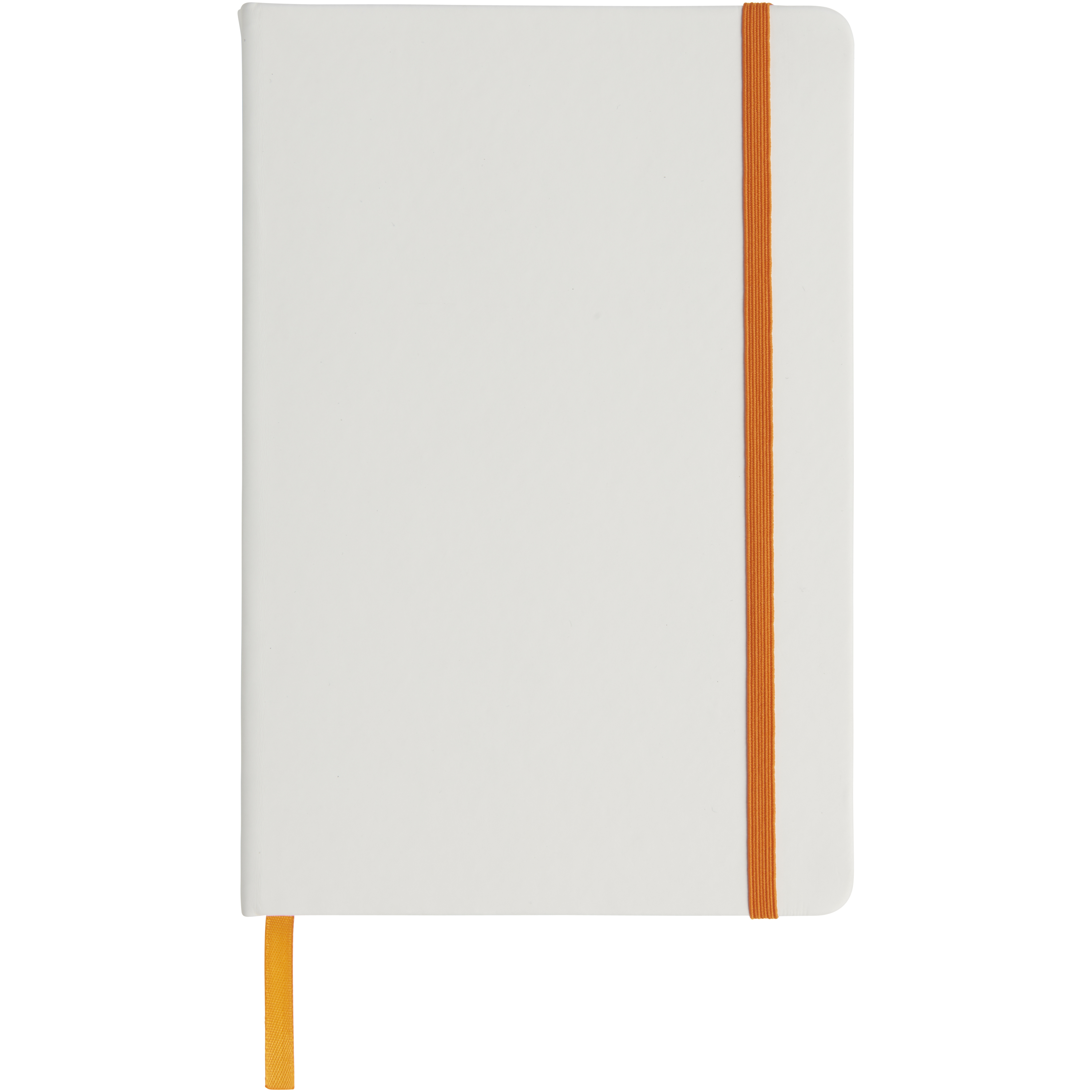 EgotierPro 107135 - Carnet de notes blanc A5 Spectrum avec élastique de couleur