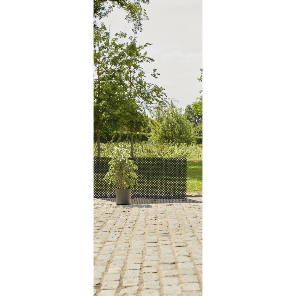 Treillis en osier LOP FSC® gris 60xH120 cm