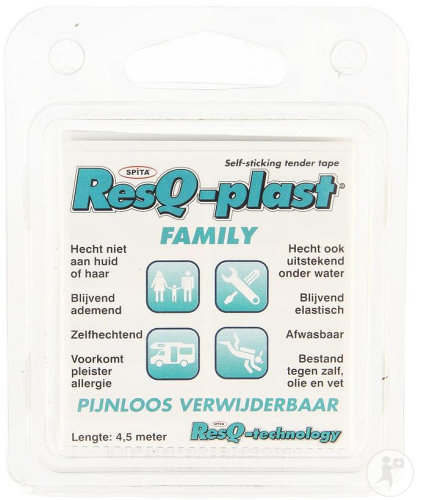 ResQ-Plast Family 4,5m x 25mm Jaune 1 Pièce