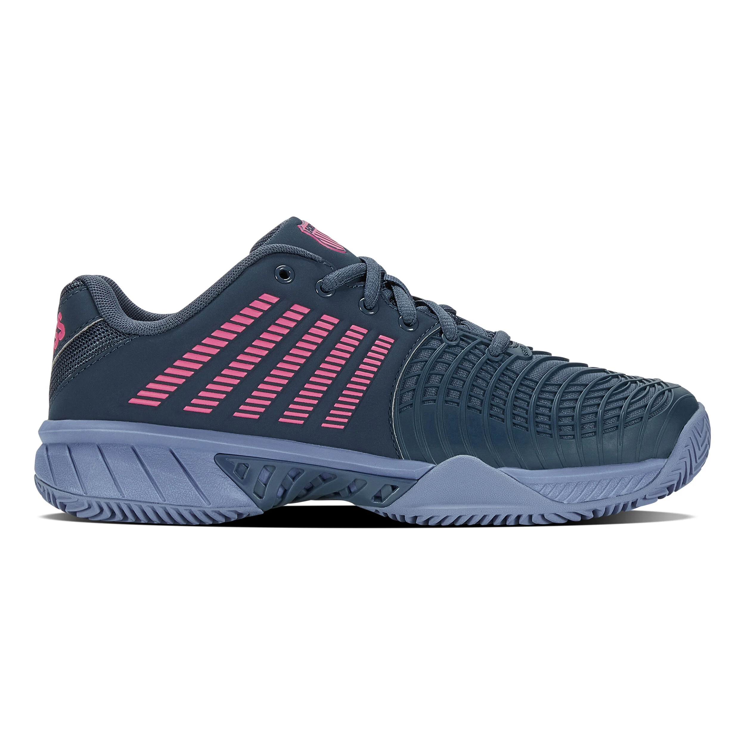 K-Swiss Express Light 3 Chaussure Terre Battue Femmes - Bleu Foncé , Pink