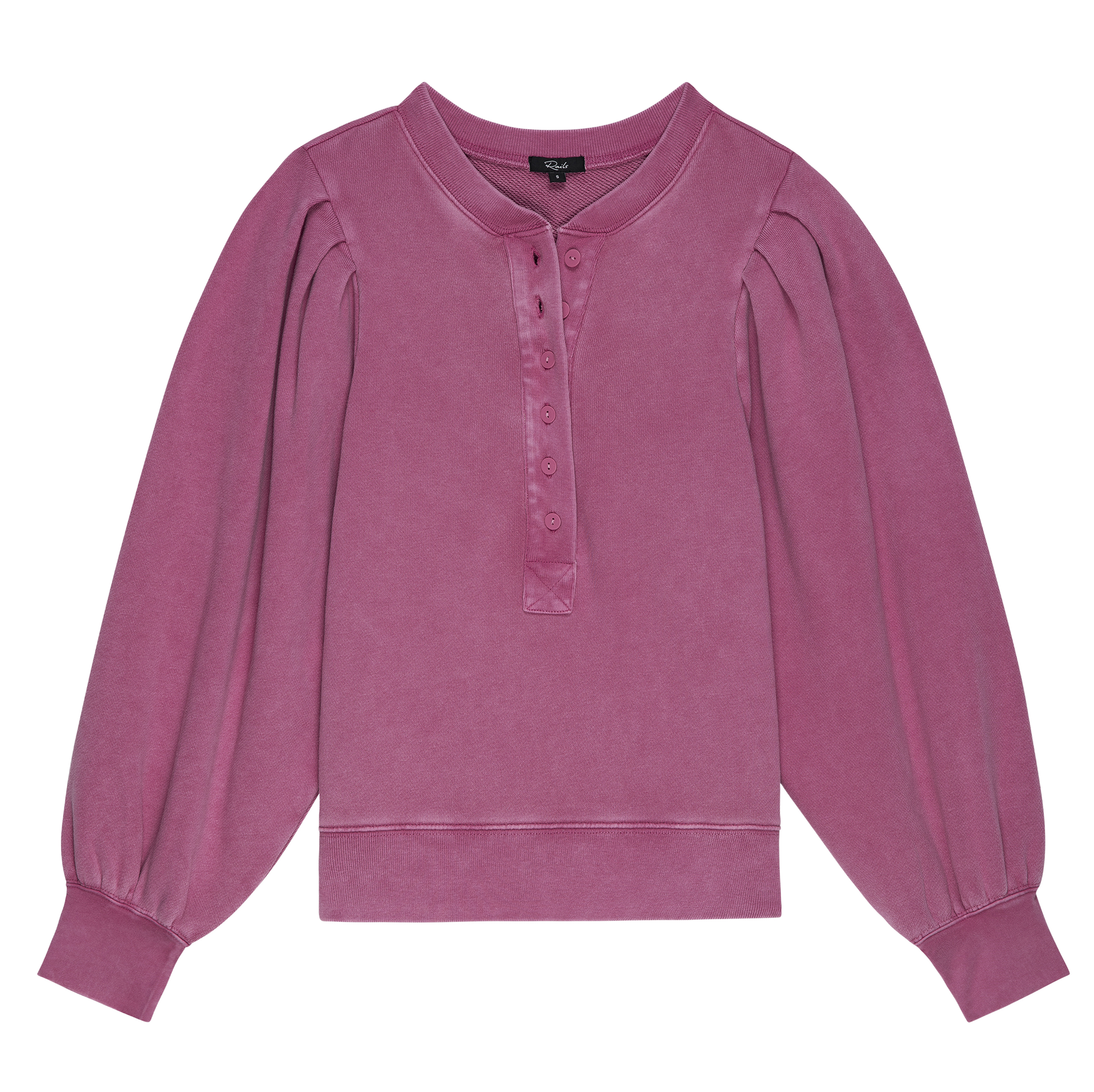 MARIANA - Sweat col rond en coton | Rose
