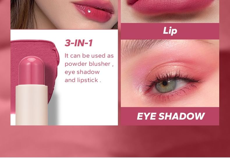 BEAUTY GLAZED - Soft Glow & Radiance Cream Blusher Stick - 6 tinten