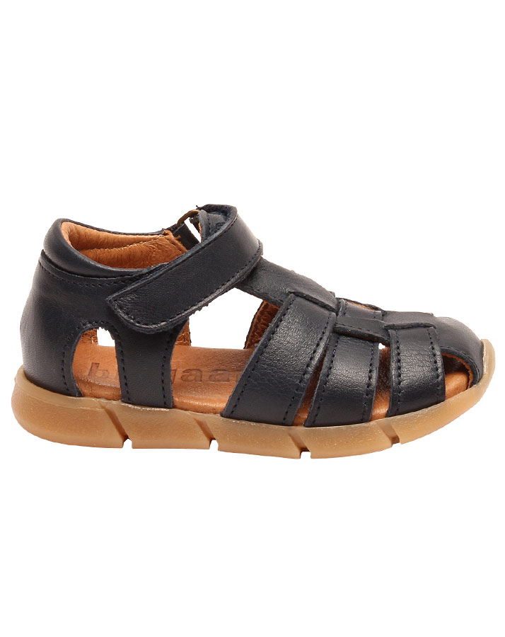 Leder-Sandalen CELIUS mit Zehenschutz in navy