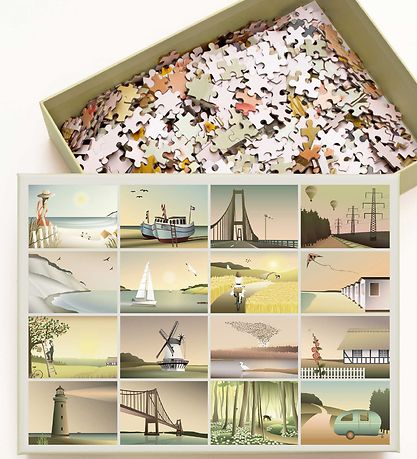 Vissevasse Puzzlespiel - 1000 Teile - Momente