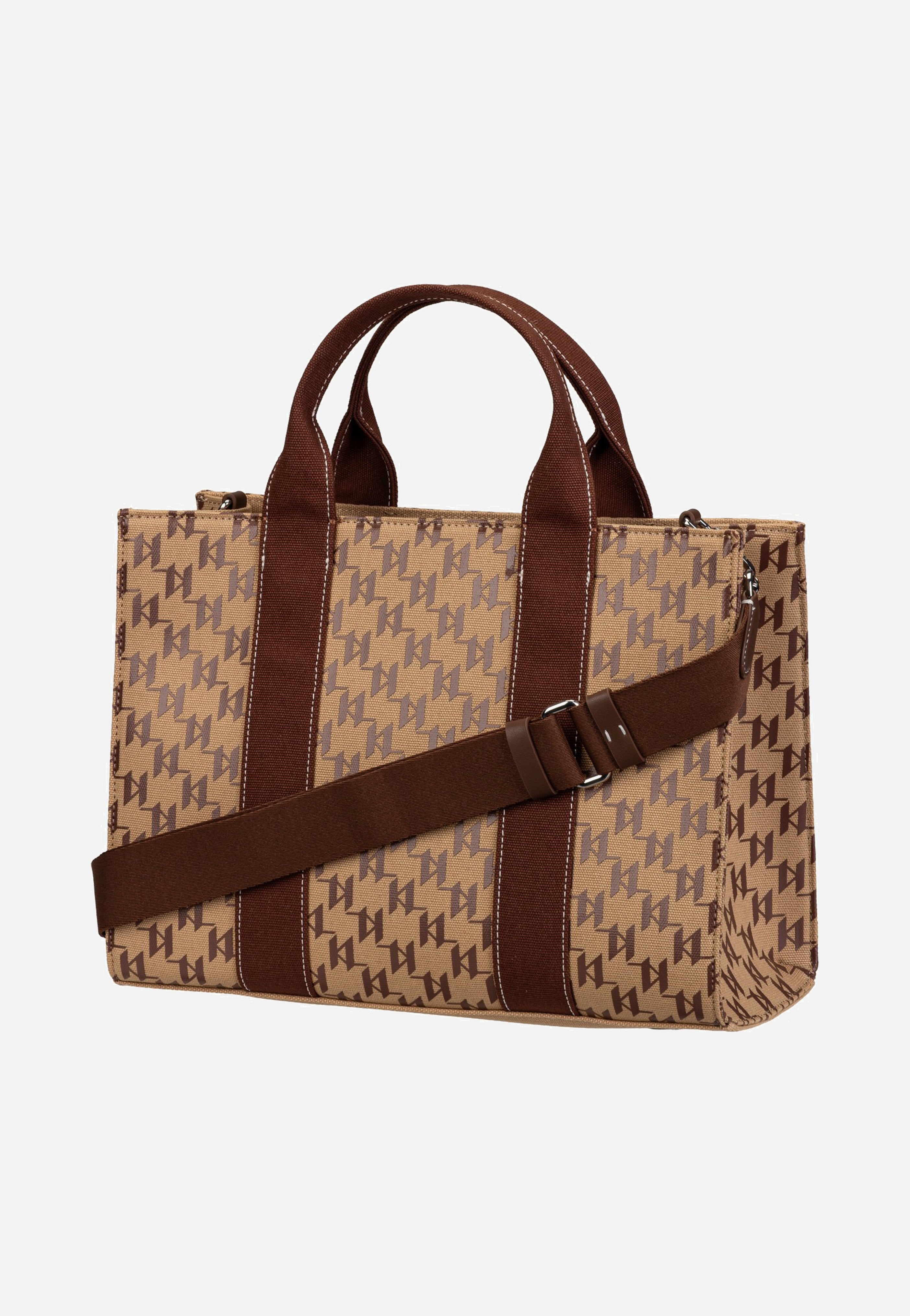 K/RSG Square Mono MD Tote Monogram Nougat Brown - Tote Bag