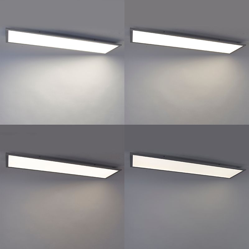 LED paneel staal 120 cm incl. LED met afstandsbediening - Liv