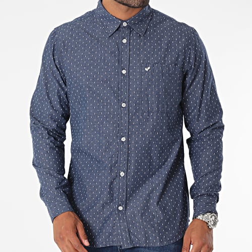 Chemise Manches Longues Charl Bleu Marine