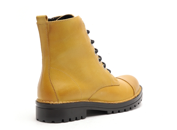 Chacal boots bottine plates femme 6054 jaune